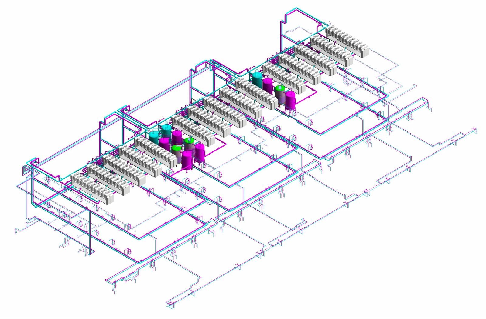 Chilled-water system model.