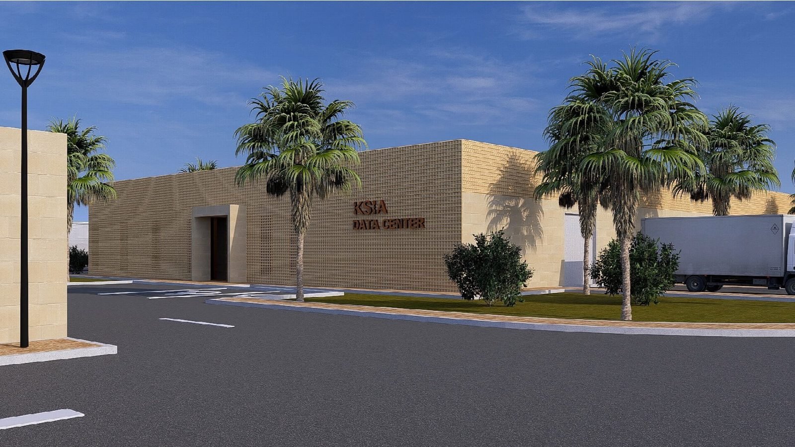 Street-level rendering of the building.
